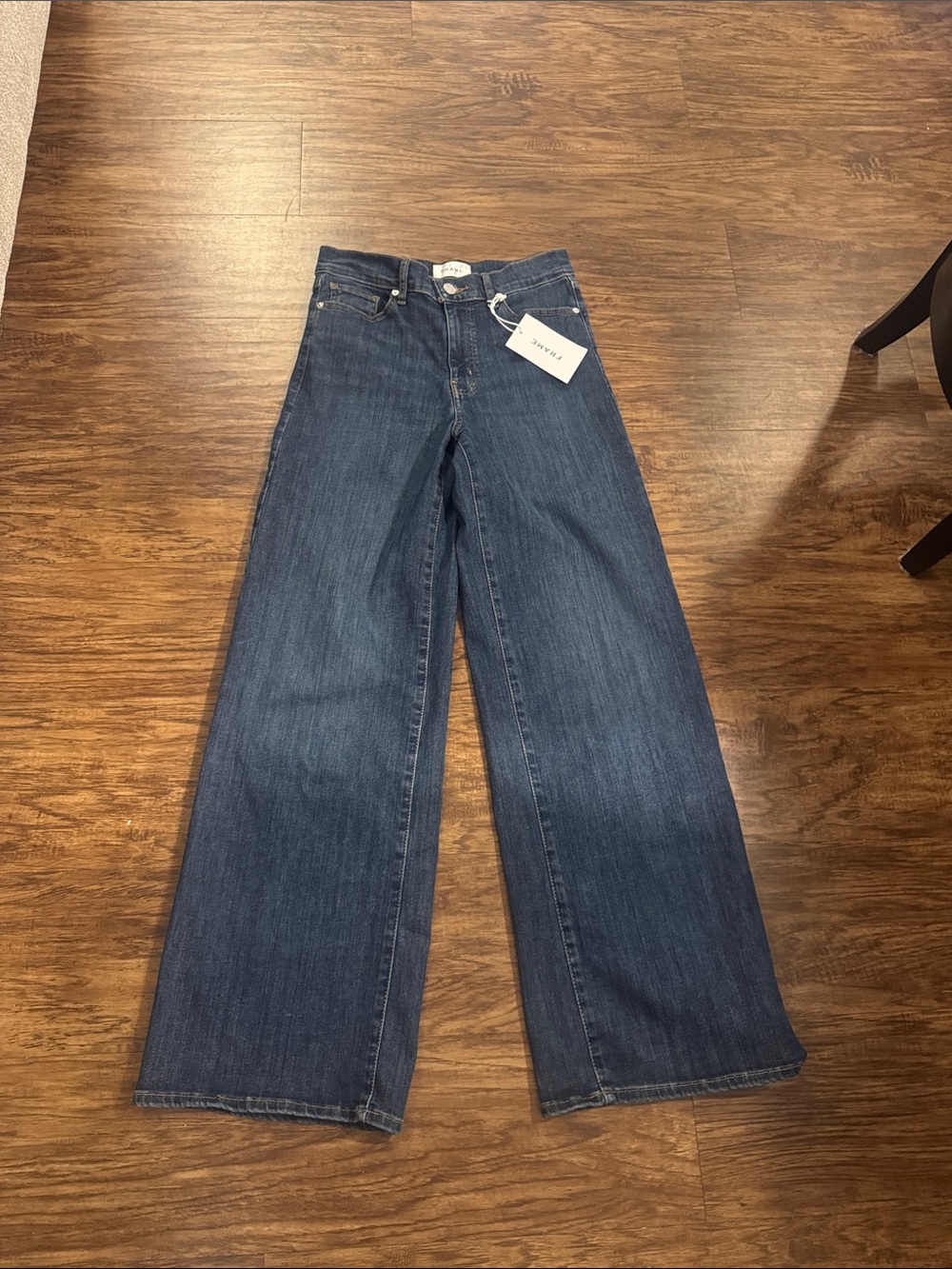 NWT frame high rise wide jeans size 27